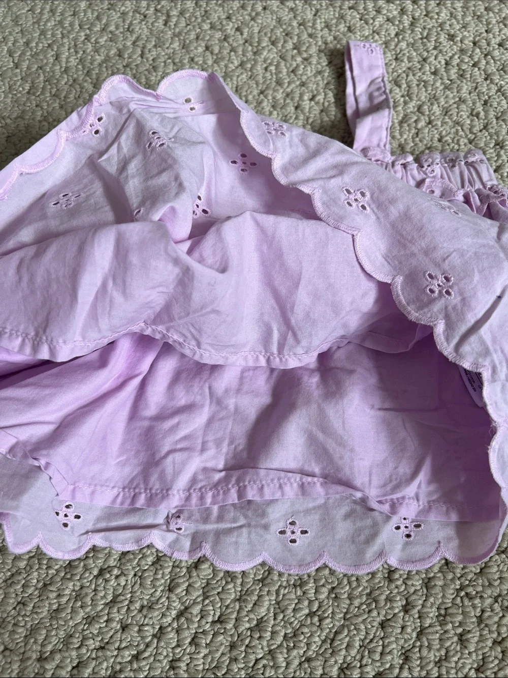 BabyGAP Lavender Eyelet Tank Top